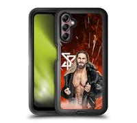 Head Case Designs Officially Licensed WWE Graphic Portrait Seth Rollins Ultra-Armoured Shockproof Case [Military Grade Protection] Compatible With Samsung Galaxy A14 5G