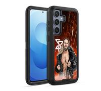 Head Case Designs Officially Licensed WWE Graphic Portrait Seth Rollins Ultra-Armoured Shockproof Case [Military Grade Protection] Compatible With Samsung Galaxy S25