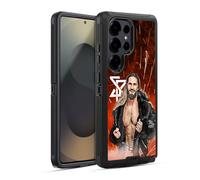 Head Case Designs Officially Licensed WWE Graphic Portrait Seth Rollins Ultra-Armoured Shockproof Case [Military Grade Protection] Compatible With Samsung Galaxy S25 Ultra