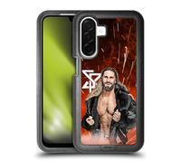 Head Case Designs Officially Licensed WWE Graphic Portrait Seth Rollins Ultra-Armoured Shockproof Case [Military Grade Protection] Compatible With Samsung Galaxy A26 5G