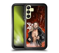 Head Case Designs Officially Licensed WWE Graphic Portrait Seth Rollins Ultra-Armoured Shockproof Case [Military Grade Protection] Compatible With Samsung Galaxy A25 5G