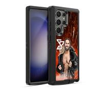 Head Case Designs Officially Licensed WWE Graphic Portrait Seth Rollins Ultra-Armoured Shockproof Case [Military Grade Protection] Compatible With Samsung Galaxy S23 Ultra 5G