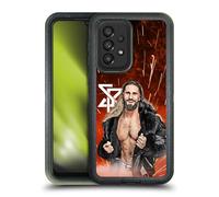 Head Case Designs Officially Licensed WWE Graphic Portrait Seth Rollins Ultra-Armoured Shockproof Case [Military Grade Protection] Compatible With Galaxy A33 5G (2022)