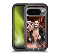 Head Case Designs Officially Licensed WWE Graphic Portrait Seth Rollins Ultra-Armoured Shockproof Case [Military Grade Protection] Compatible With Google Pixel 10