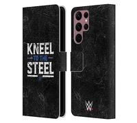 Head Case Designs Officially Licensed WWE Graphics Drew McIntyre Leather Wallet Case Compatible With Samsung Galaxy S22 Ultra 5G