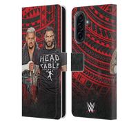 Head Case Designs Officially Licensed WWE Group The Bloodline Leather Wallet Case Compatible With Samsung Galaxy A17 4G / 5G