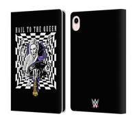 Head Case Designs Officially Licensed WWE Hail To The Queen Charlotte Flair Leather Wallet Case Compatible With Apple iPad mini (2021/2024)