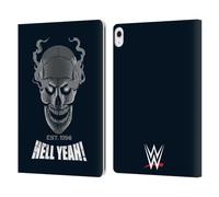 Head Case Designs Officially Licensed WWE Hell Yeah Stone Cold Steve Austin Leather Wallet Case Compatible With Apple iPad Air 13 2024/2025