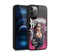 Head Case Designs Officially Licensed WWE Hitman Graphics Bret Hart Gel Armour Case [Military Grade Protection] Compatible With Apple iPhone 12 Pro Max
