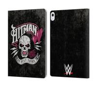 Head Case Designs Officially Licensed WWE Hitman Logo Bret Hart Leather Wallet Case Compatible With Apple iPad Air 13 2024/2025