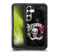 Head Case Designs Officially Licensed WWE Hitman Logo Bret Hart Ultra-Armoured Shockproof Case [Military Grade Protection] Compatible With Samsung Galaxy S24 5G