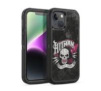 Head Case Designs Officially Licensed WWE Hitman Logo Bret Hart Ultra-Armoured Shockproof Case [Military Grade Protection] Compatible With Apple iPhone 14