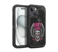 Head Case Designs Officially Licensed WWE Hitman Skull Bret Hart Ultra-Armoured Shockproof Case [Military Grade Protection] Compatible With Apple iPhone 15