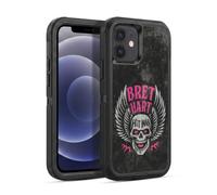 Head Case Designs Officially Licensed WWE Hitman Skull Bret Hart Ultra-Armoured Shockproof Case [Military Grade Protection] Compatible With Apple iPhone 12 / iPhone 12 Pro