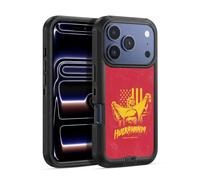 Head Case Designs Officially Licensed WWE Hulkmania Hulk Hogan Ultra-Armoured Shockproof Case [Military Grade Protection] Compatible With Apple iPhone 17 Pro