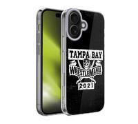 Head Case Designs Officially Licensed WWE Icon Black And White Wrestlemania 37 Logos Gel Case [Military Grade Protection] Compatible With Apple iPhone 17
