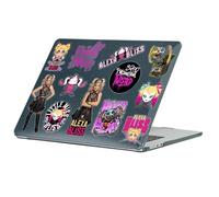 Head Case Designs Officially Licensed WWE Icons Alexa Bliss Black Glitter Hard Crystal Armour Laptop Case compatible with MacBook Air 13.6" M2 A2681/M3 A3113/M4 A3240 2022/2024/2025