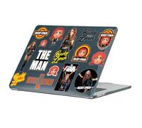 Head Case Designs Officially Licensed WWE Icons Becky Lynch Black Glitter Hard Crystal Armour Laptop Case compatible with MacBook Air 13.6" M2 A2681/M3 A3113/M4 A3240 2022/2024/2025