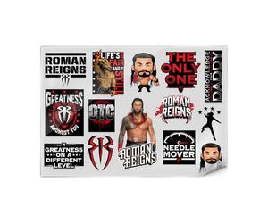 Head Case Designs Officially Licensed WWE Icons Roman Reigns Stickers & Skin Decals Compatible for Laptop Smartphone Gaming Notebook Luggage Bag Tumbler Scrapbook Locker
