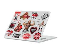 Head Case Designs Officially Licensed WWE Icons Shawn Michaels Clear Hard Crystal Armour Laptop Case Compatible with MacBook Air 13.6" M2 A2681/M3 A3113/M4 A3240 2022/2024/2025