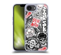 Head Case Designs Officially Licensed WWE Icons Stone Cold Steve Austin Gel Case [Military Grade Protection] Compatible with Apple iPhone 16e and Compatible with MagSafe