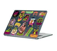 Head Case Designs Officially Licensed WWE Icons The Ultimate Warrior Black Glitter Hard Crystal Armour Laptop Case compatible with MacBook Air 13.6" M2 A2681/M3 A3113/M4 A3240 2022/2024/2025