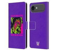 Head Case Designs Officially Licensed WWE Illustrated The Ultimate Warrior Leather Wallet Case Compatible With Apple iPhone 17 Air