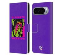 Head Case Designs Officially Licensed WWE Illustrated The Ultimate Warrior Leather Wallet Case Compatible With Google Pixel 10 Pro XL