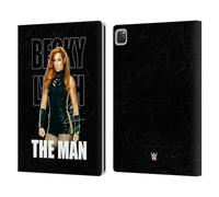 Head Case Designs Officially Licensed WWE Image 3 Becky Lynch The Man Leather Wallet Case Compatible With Apple iPad Pro 13 M4 2024