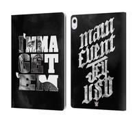 Head Case Designs Officially Licensed WWE I'mma Get 'Em Jey Uso Leather Wallet Case Compatible With Apple iPad Air 13 2024/2025