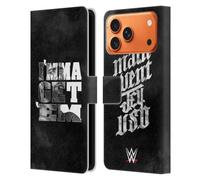 Head Case Designs Officially Licensed WWE I'mma Get 'Em Jey Uso Leather Wallet Case Compatible With Apple iPhone 17 Pro Max
