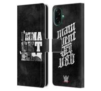 Head Case Designs Officially Licensed WWE I'mma Get 'Em Jey Uso Leather Wallet Case Compatible With Samsung Galaxy A07