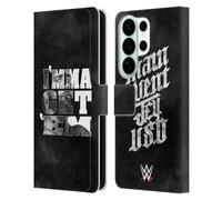 Head Case Designs Officially Licensed WWE I'mma Get 'Em Jey Uso Leather Wallet Case Compatible With Samsung Galaxy S26 Ultra