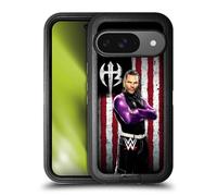 Head Case Designs Officially Licensed WWE Jeff Hardy American Flag Superstars Ultra-Armoured Shockproof Case [Military Grade Protection] Compatible With Google Pixel 9 / Pixel 9 Pro