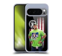 Head Case Designs Officially Licensed WWE John Cena American Flag Superstars Gel Case [Military Grade Protection] Compatible with Google Pixel 10 and Compatible with MagSafe