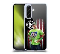 Head Case Designs Officially Licensed WWE John Cena American Flag Superstars Gel Case [Military Grade Protection] Compatible With Samsung Galaxy A36 5G