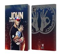 Head Case Designs Officially Licensed WWE John Cena Superstars Leather Wallet Case Compatible With Apple iPad Pro 11 M4 2024