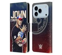 Head Case Designs Officially Licensed WWE John Cena Superstars Leather Wallet Case Compatible With Apple iPhone 17 Pro