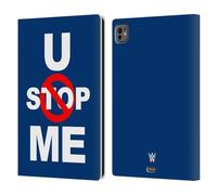 Head Case Designs Officially Licensed WWE John Cena U Can't Stop Me Superstars 9 Leather Wallet Case Compatible With Apple iPad Pro 11 M4 2024