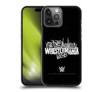 Head Case Designs Officially Licensed WWE Key Art Logo Wrestlemania 42 Hard Back Case Compatible With Apple iPhone 14 Pro Max