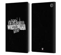 Head Case Designs Officially Licensed WWE Key Art Logo Wrestlemania 42 Leather Wallet Case Compatible With Amazon Fire Max 11 2023