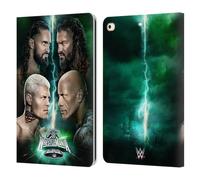 Head Case Designs Officially Licensed WWE Key Art Poster Wrestlemania 40 Leather Wallet Case Compatible With Apple iPad 9.7 2017 / iPad 9.7 2018