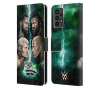 Head Case Designs Officially Licensed WWE Key Art Poster Wrestlemania 40 Leather Wallet Case Compatible With Samsung Galaxy A13 (2022)