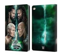 Head Case Designs Officially Licensed WWE Key Art Poster Wrestlemania 40 Leather Wallet Case Compatible With Apple iPad Air 2 (2014)