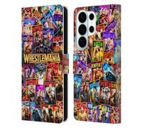 Head Case Designs Officially Licensed WWE Key Art Poster Wrestlemania 41 Leather Wallet Case Compatible With Samsung Galaxy S26 Ultra
