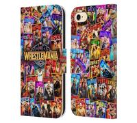 Head Case Designs Officially Licensed WWE Key Art Poster Wrestlemania 41 Leather Wallet Case Compatible With Apple iPhone 7/8 / SE 2020 & 2022