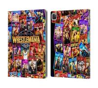 Head Case Designs Officially Licensed WWE Key Art Poster Wrestlemania 41 Leather Wallet Case Compatible With Apple iPad Pro 12.9 2020/2021/2022