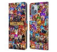 Head Case Designs Officially Licensed WWE Key Art Poster Wrestlemania 41 Leather Wallet Case Compatible With Apple iPhone 14