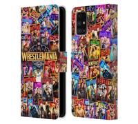 Head Case Designs Officially Licensed WWE Key Art Poster Wrestlemania 41 Leather Wallet Case Compatible With Samsung Galaxy M31s (2020)