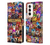 Head Case Designs Officially Licensed WWE Key Art Poster Wrestlemania 41 Leather Wallet Case Compatible With OPPO Reno12 5G